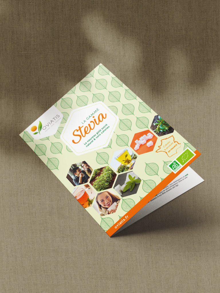 Plaquette de la gamme stevia bio