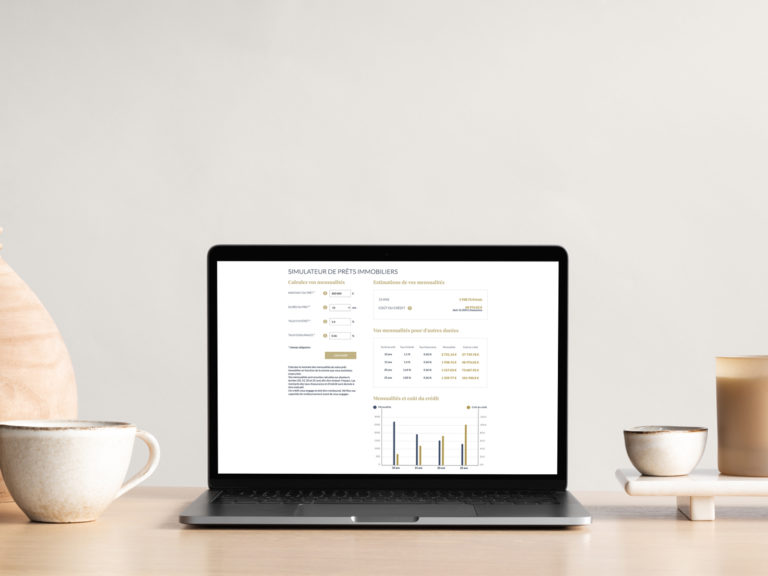 UX design d'un simulateur de prêt immobilier