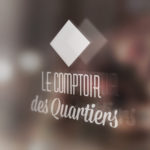 Création d'un logo pour la boutique de mode Le Comptoir des Quartiers