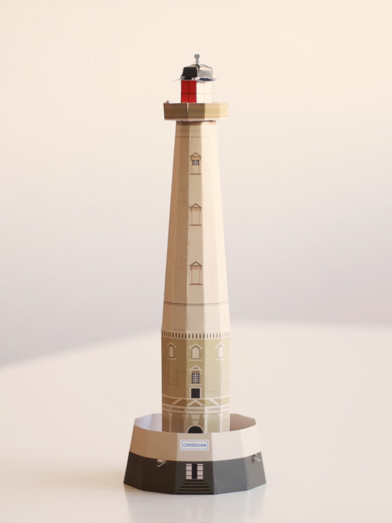 Création d'une maquette à assembler du phare de Cordouan