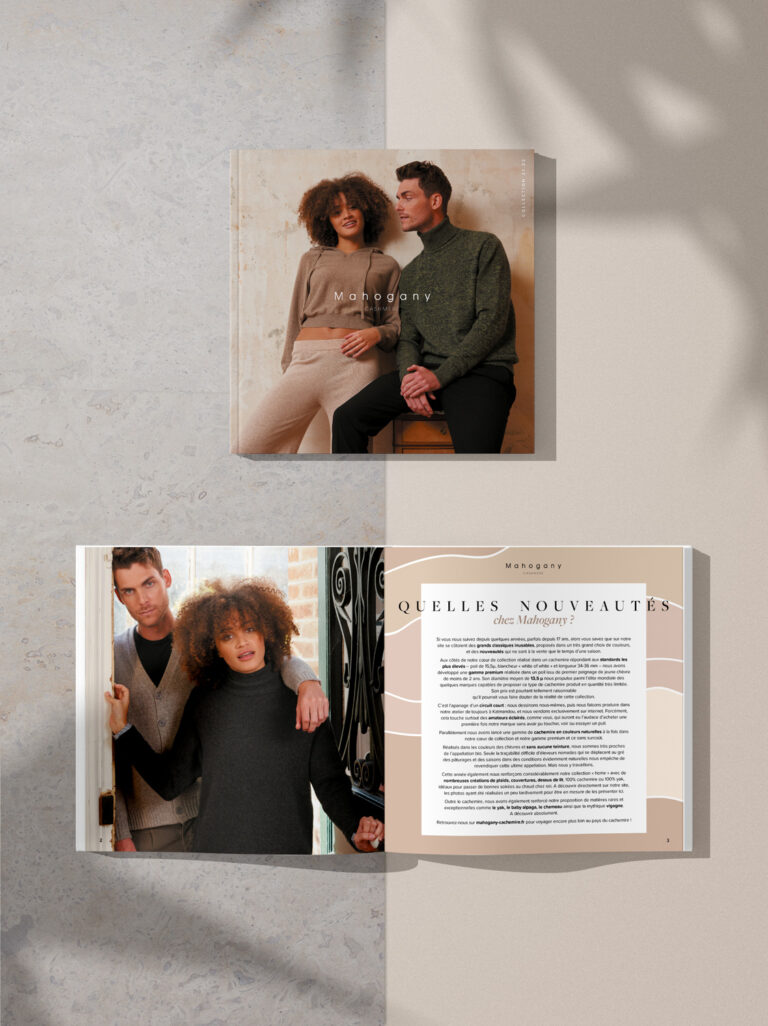 Création de brochures lookbook épurées